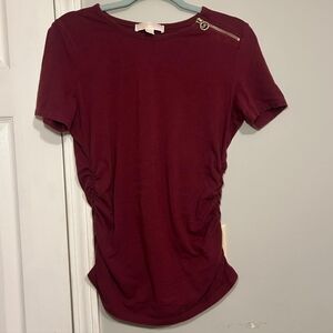 Michael Kors Shoulder Zip Top